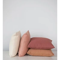 Hello Honey® Cream Woven Linen & Cotton Waffle Pillow