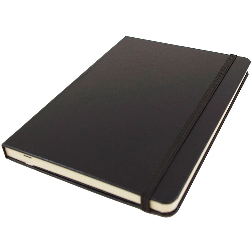 JAM Paper Medium Hardcover Notebook with Elastic Band