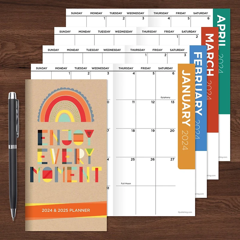 2024-2025 Enjoy Every Moment Monthly Pocket Planner