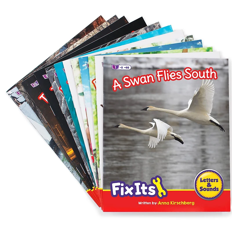 Junior Learning® Decodable Readers Fix Its Suffixes Non-Fiction Phase 6