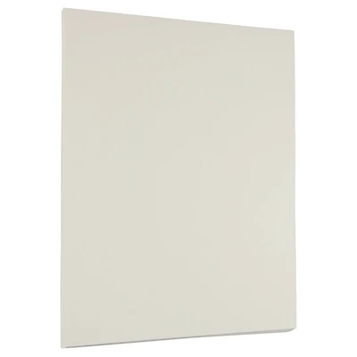 JAM Paper Natural White Wove 8.5" x 11" 28lb. Strathmore Paper, 100 Sheets