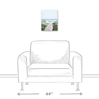 Beach Boardwalk 11" x 14" Canvas Wall Art