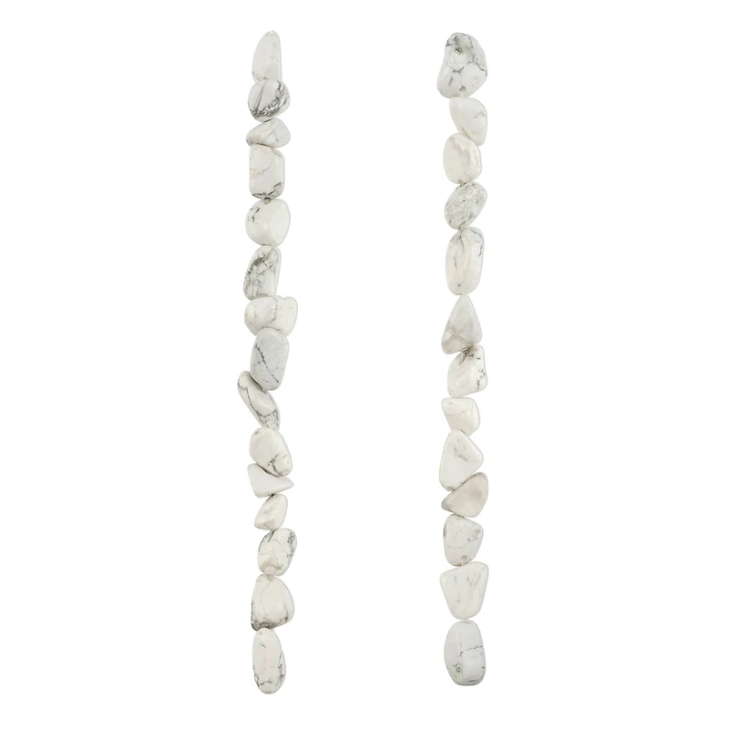 White Howlite Potato Beads by Bead Landing™