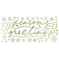 RoomMates Season's Greetings Peel and Stick Wall Decals