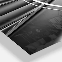 Designart Futuristic Crystal Background Multipanel Wall Clock