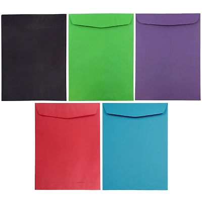 JAM Paper 9" x 12" Assorted Open End Catalog Envelopes, 50ct.