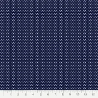 Fabric Editions Navy Pin Dot Cotton Fabric
