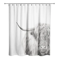 Highland Cow 71" x 74" Shower Curtain