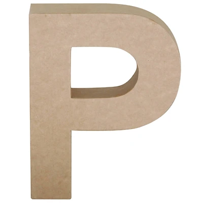 7" Papier Mache Letter