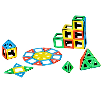 Polydron® Magnetic Squares & Triangles Class Set, 96ct.