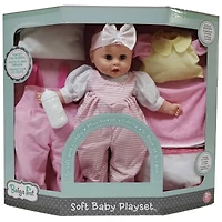 Goldberger Baby's First® Soft Baby Playset™ 16" Dress Up Baby Doll Kit
