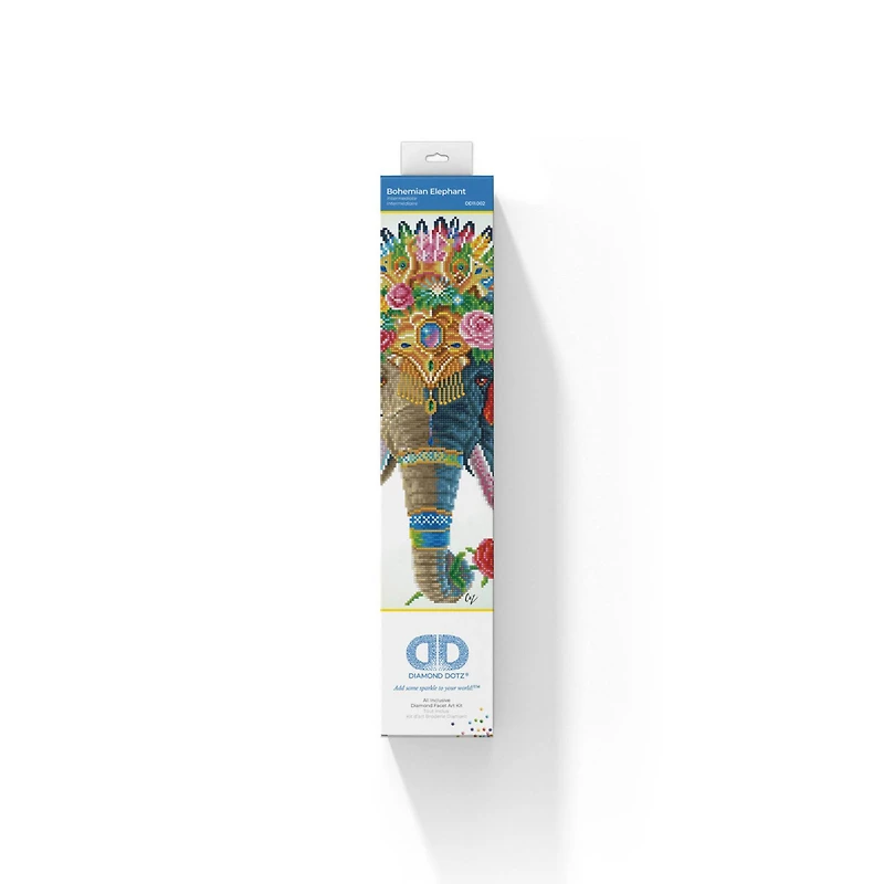 Diamond Dotz® Advanced Bohemian Elephant Diamond Painting Kit