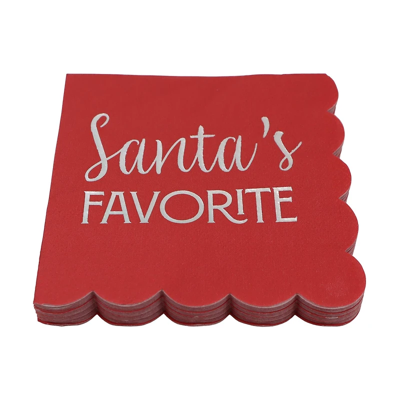 Santa's Favorite Beverage Napkins, 20ct. by Celebrate It™