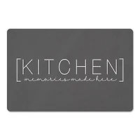 Kitchen Memories Made Here 18" x 27" Floor Mat