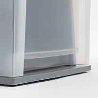 Iris® 17qt. Gray Stacking Drawer, 3 Pack