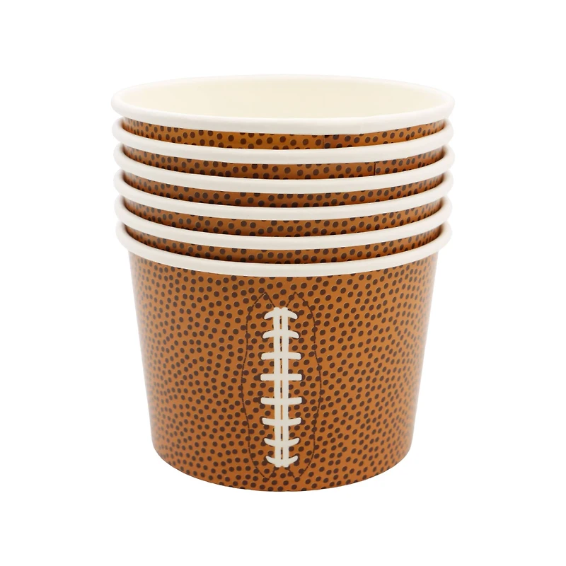 8oz. Football Ice Cream Cups, 6ct. by Celebrate It™