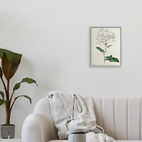 Stupell Industries Rustic Garden Floral Study Charming White Blossoms in Gray Frame Wall Art