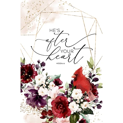 He's After Your Heart Plaque