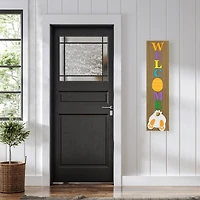 3.25ft. Welcome Wooden Easter Bunny Porch Board Sign