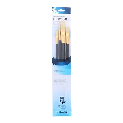 Princeton™ RealValue™ Bristle 4 Piece Brush Set