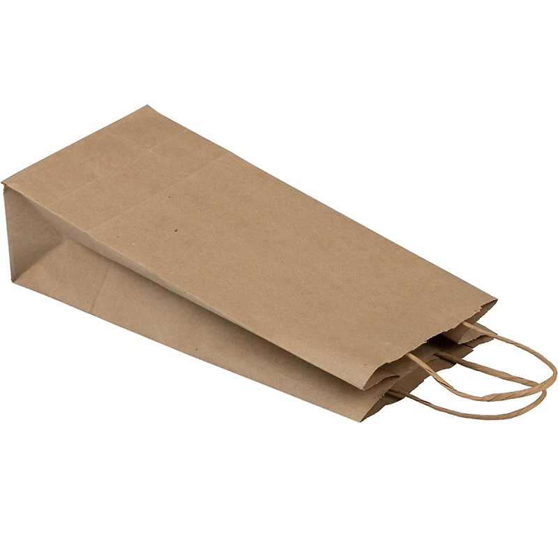 JAM Paper Kraft Paper Wine Gift Bag, 100ct.