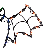 15" Lighted Bat Halloween Window Silhouette Decoration