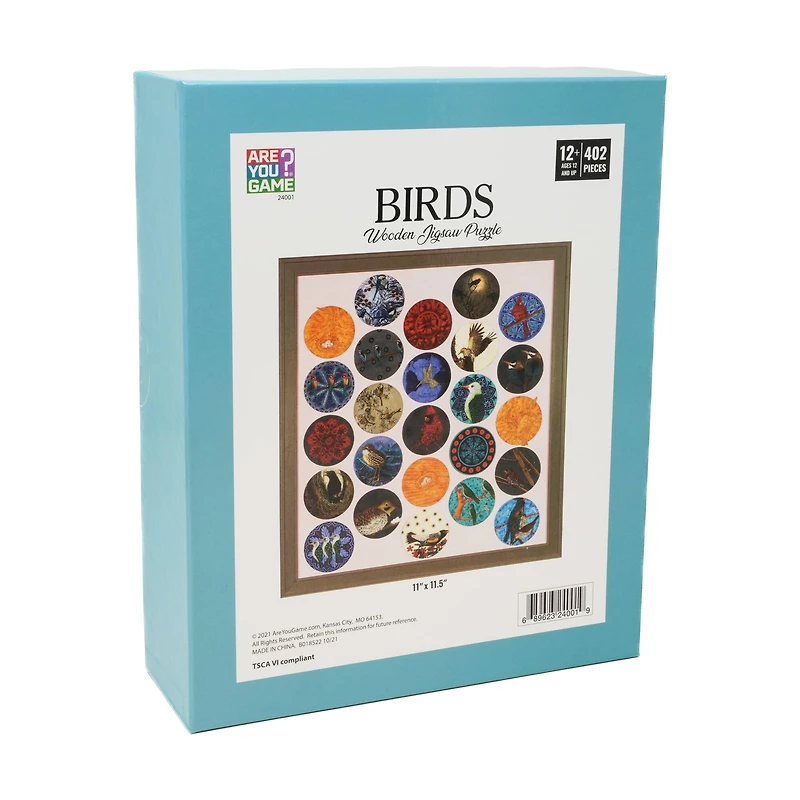 Wooden Jigsaw Puzzle - Birds: 402 Pcs