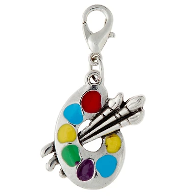 12 Pack: Paint Palette Charm by Bead Landing™