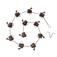 Glitzhome® 8.5ft. Copper Watering Pot Rain Chain