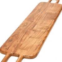 Hello Honey® 32" Acacia Wood Serving Board with Handles