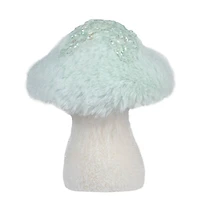 5" Light Green Tabletop Mushroom with Sequins