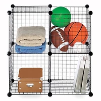 Whitmor Wire Storage Cubes Set