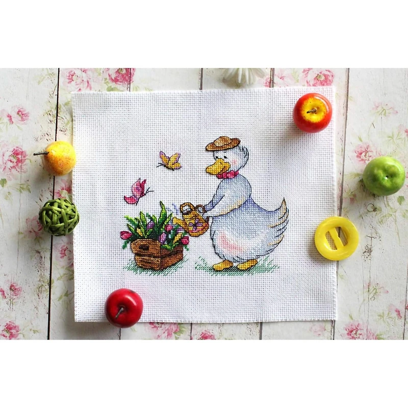 MP Studia Gardening Cross Stitch Kit