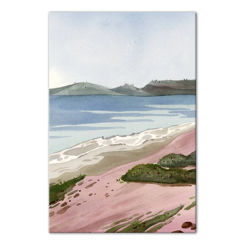 Solitude Beach 24" x 36" Canvas Wall Art