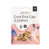 John Bead Must Have Findings 9mm Cord End Caps