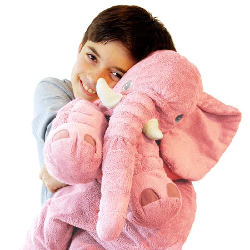 Toy Time Pink Stuffed Elephant Plush Friend