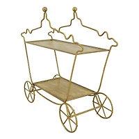 14.5" Gold Fairytale Carriage Wire Tabletop Décor by Ashland®