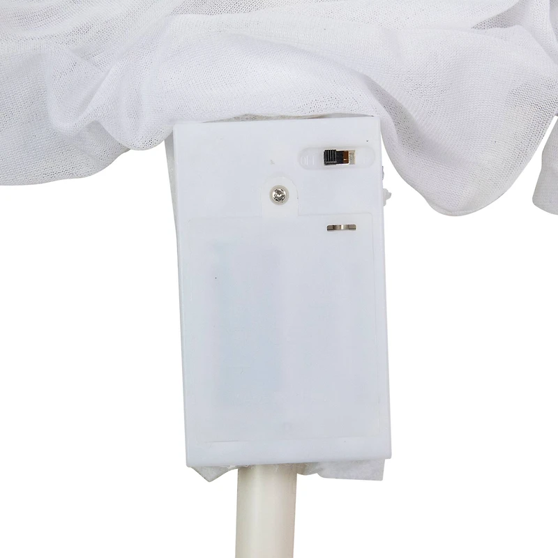 Lighted White Ghost Halloween Lawn Stakes Set, 3ct.