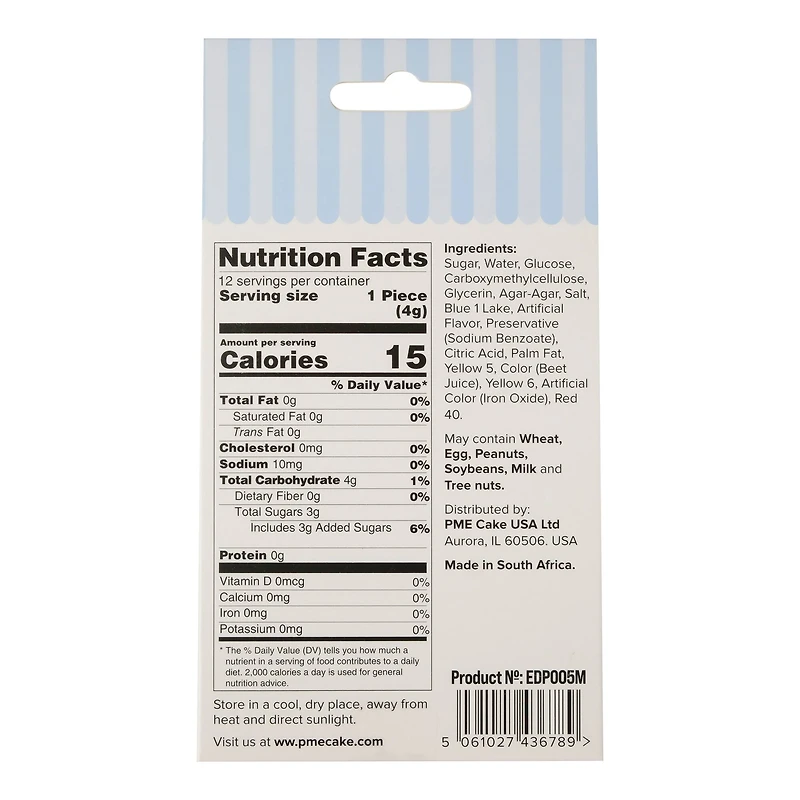 PME Cake Sweet Street® Party Icons Icing Decorations