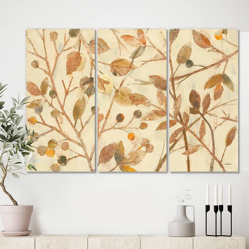 Designart - Copper Branches Composition