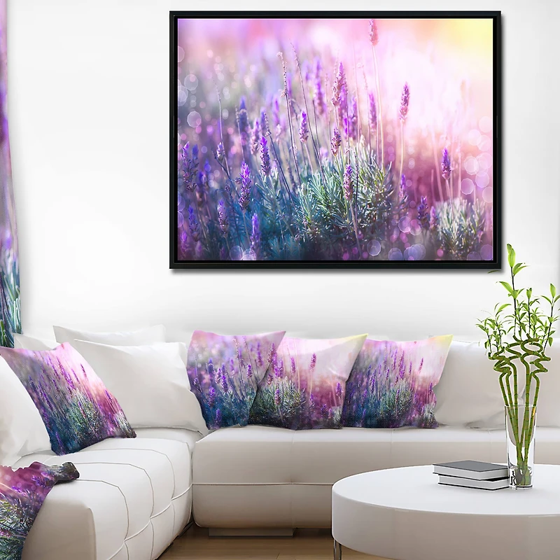 Designart - Growing and Blooming Lavender