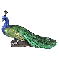 Design Toscano 21" The Regal Peacock Garden Sculpture