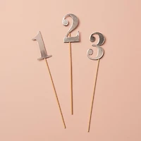 1-12 Silver Table Numbers by Celebrate It™