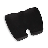 Mind Reader Air-Cloud Memory Foam Seat Cushion, Ergonomic Support for Lower Back, Coccyx, and Hip Pain Relief, Promotes Better Posture, Washable Cover, Black