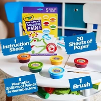 Crayola® Spill-Proof Washable Paint Kits, 2ct.