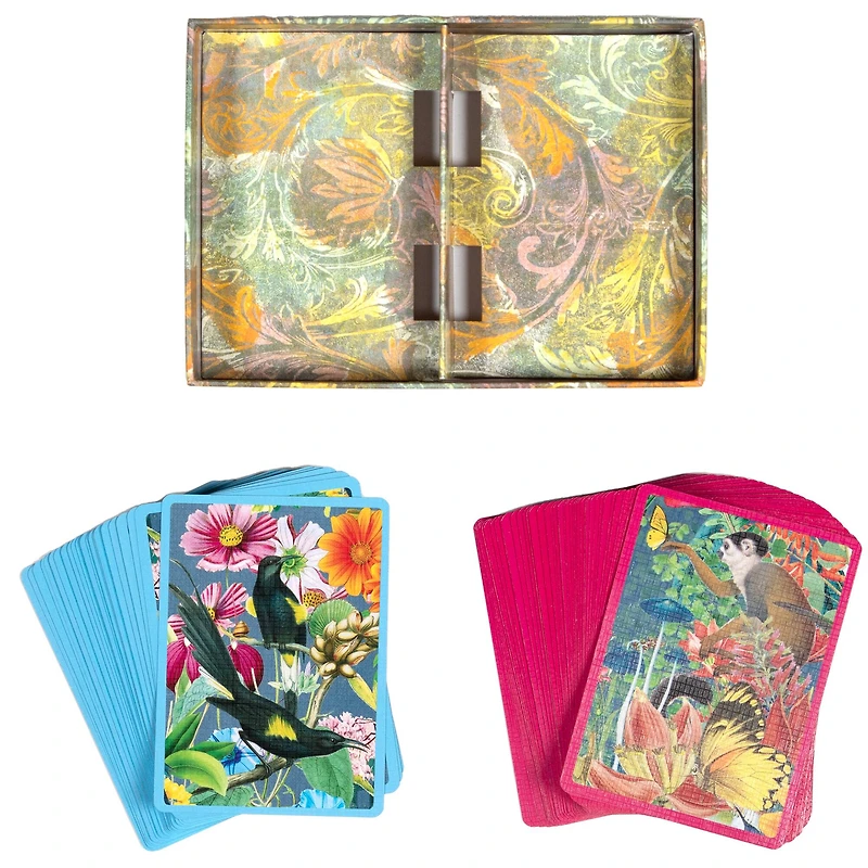 eeBoo Piece & Love Garden of Eden Playing Card Decks
