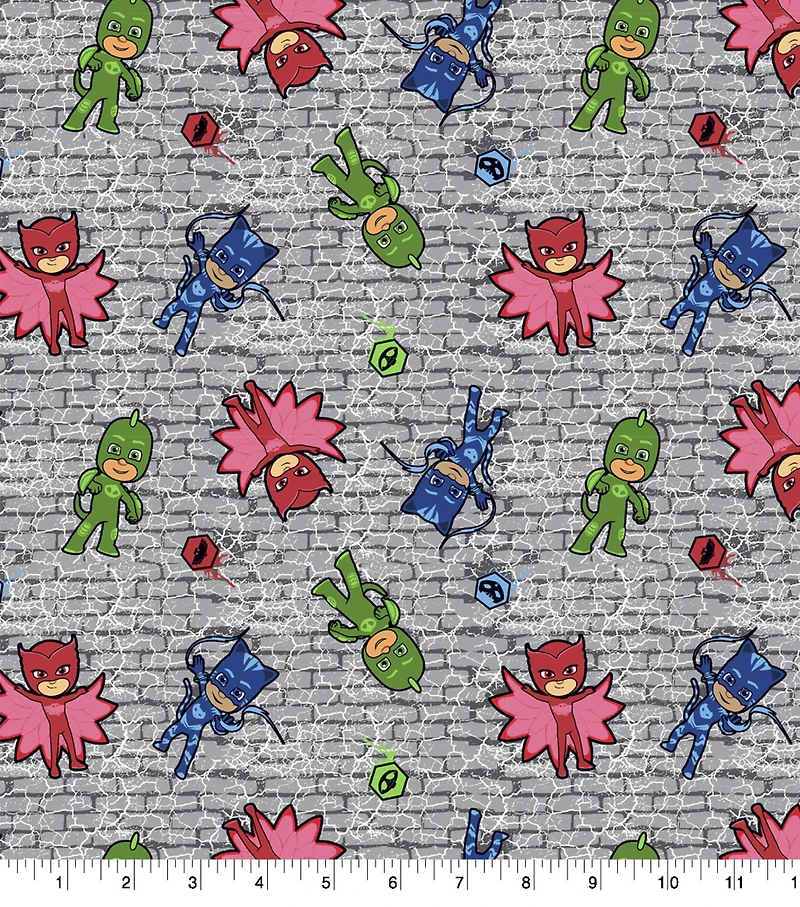 Eone PJ Masks Characters Cotton Fabric