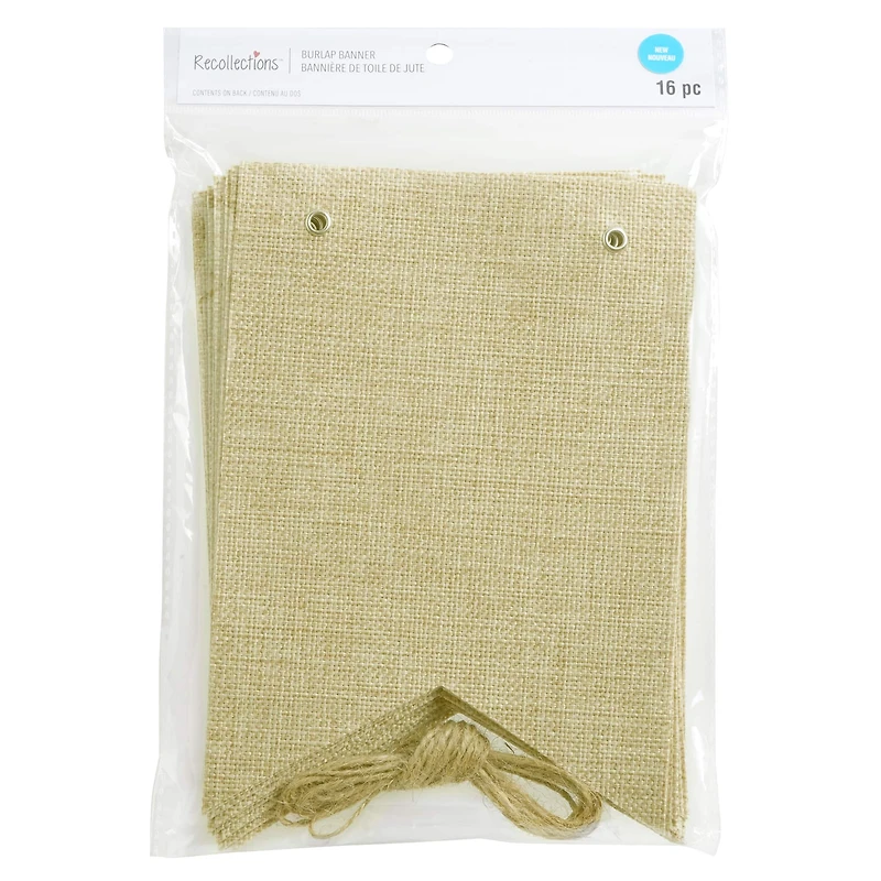 12 Pack: 9ft. Burlap Banner by Recollections™