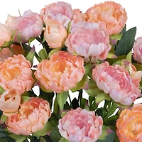 21" Peach Mix Peony Deluxe Bush by Ashland®