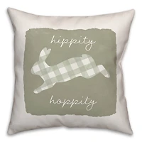 Hippity Hoppity Pillow 2 18" x 18" Throw Pillow